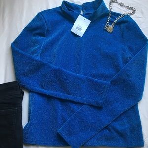 Topshop Shimmery Top